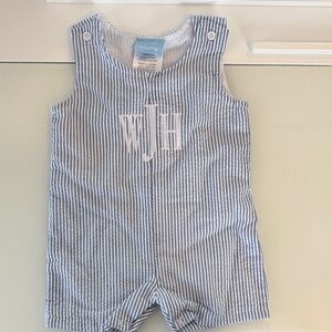 Classic Blue Striped Bodysuit